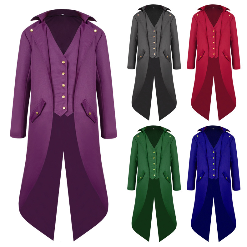 Ethnic Fashion Wear - Herren Mittelalterlicher Weihnachtswunsch Neuer Stil Retro