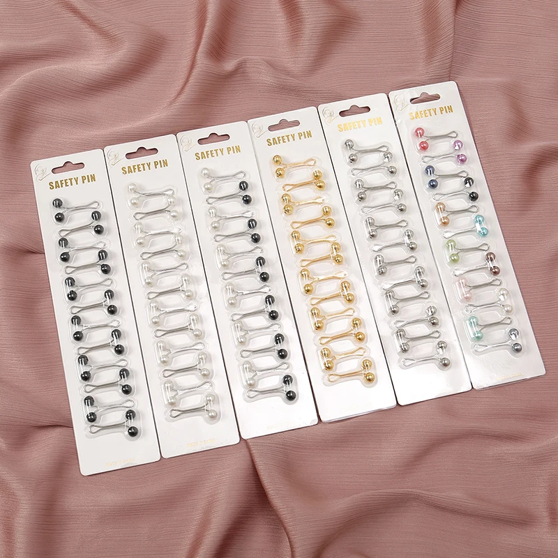 Ethnic Fashion Wear - 12 teile/beutel Muslimischen Hijab Pins Schal
