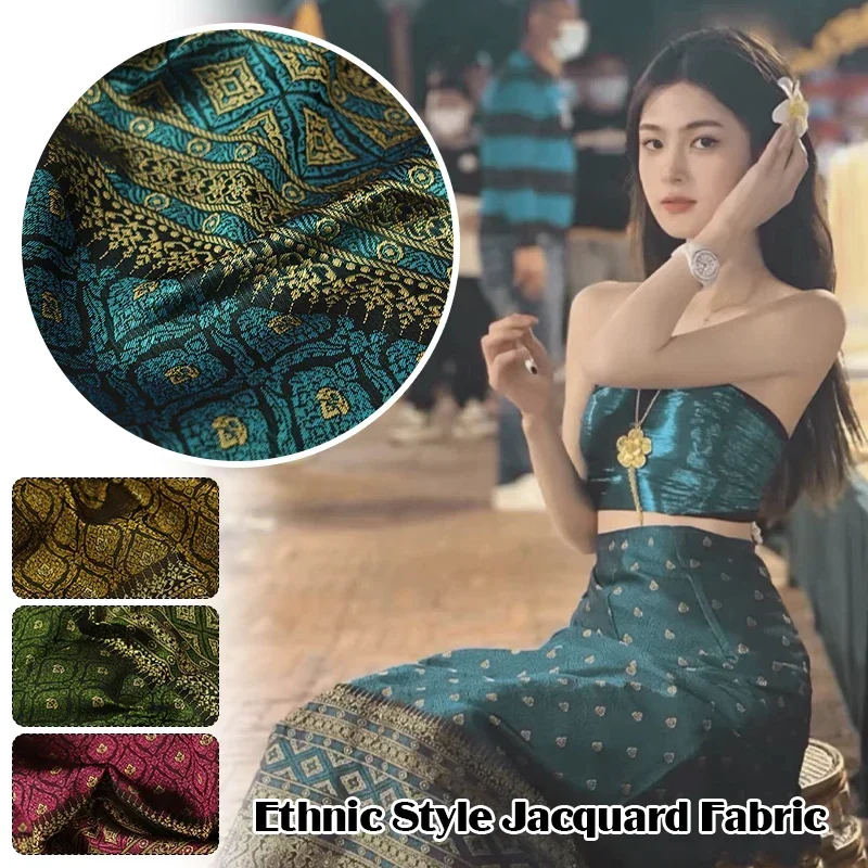 Ethnic Clothing & Online Fashion Store Khaadi Pk - 1 m südostasiatischer Jacquard-Stoff, ethnischer traditioneller