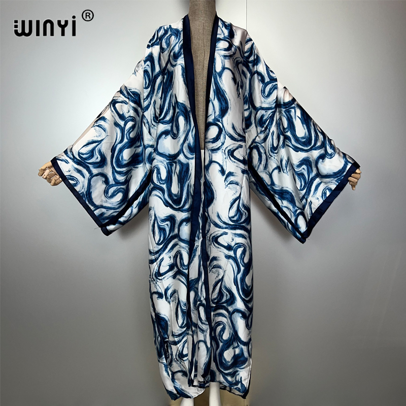 Kaftan Women Boho - WINYI Bohemian Cardigan Kleid Afrika Kaftan