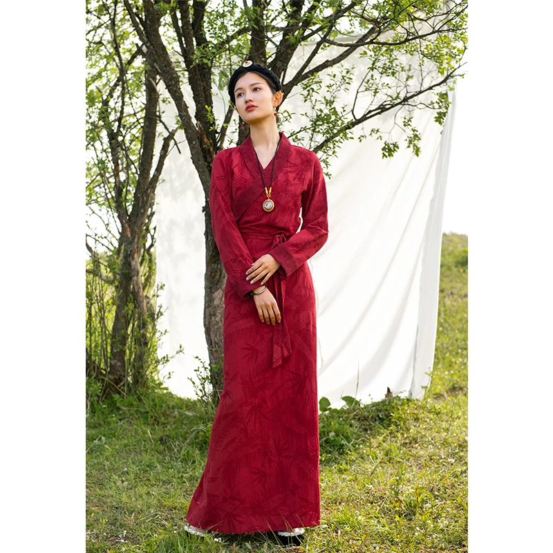 Ethnic Fashion Wear - Tibetisches Kleid, Alltagskleidung, Kleider im chinesischen
