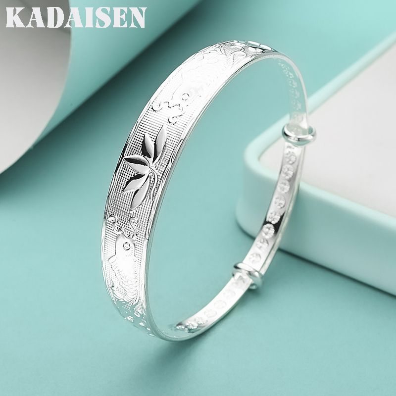 Ethnic Fashion Trend - Heißer Charm-Trend: 925 Sterling Silber Fische-Lotus-Armbänder