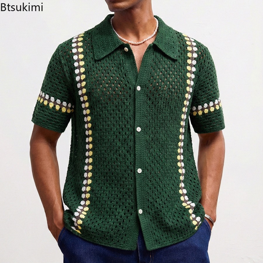 Urban Ethnic Fashion - Neue Retro Ethno-Style Herren-Cardigans Urban Fashion