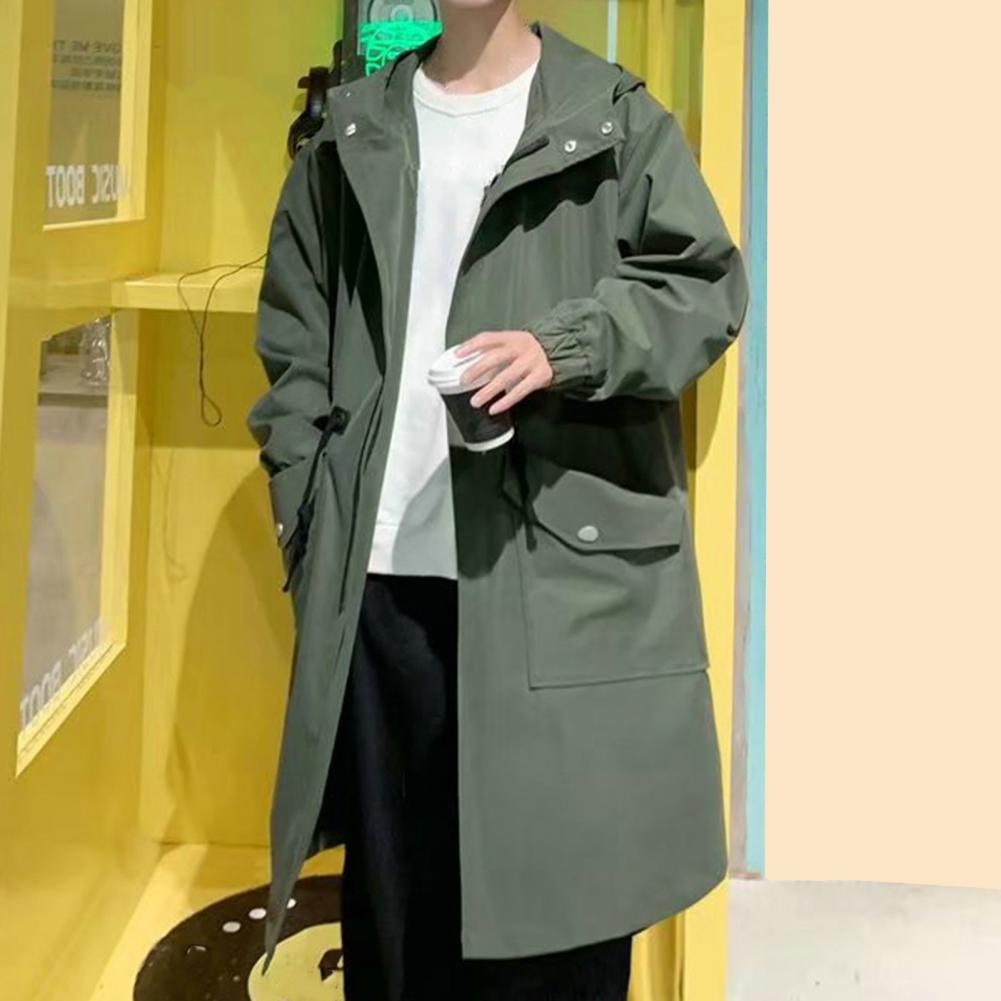 Haori Japanese Jacket - Lange Trenchcoat Jacke Männer Herbst Frühling