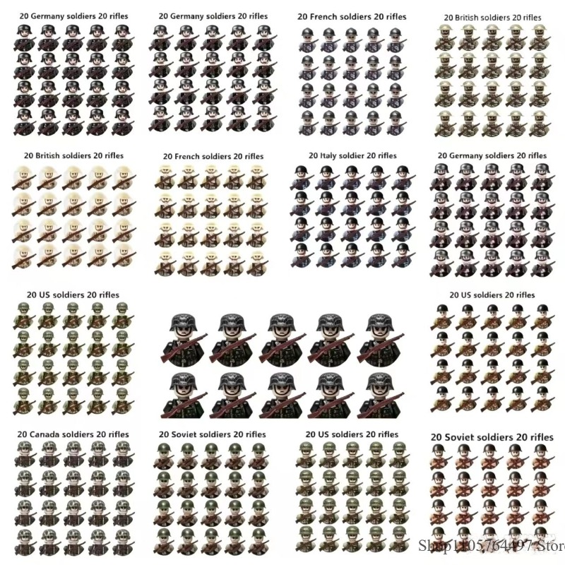 Ethnic Fashion World - Infanterie des Zweiten Weltkriegs, Soldaten der