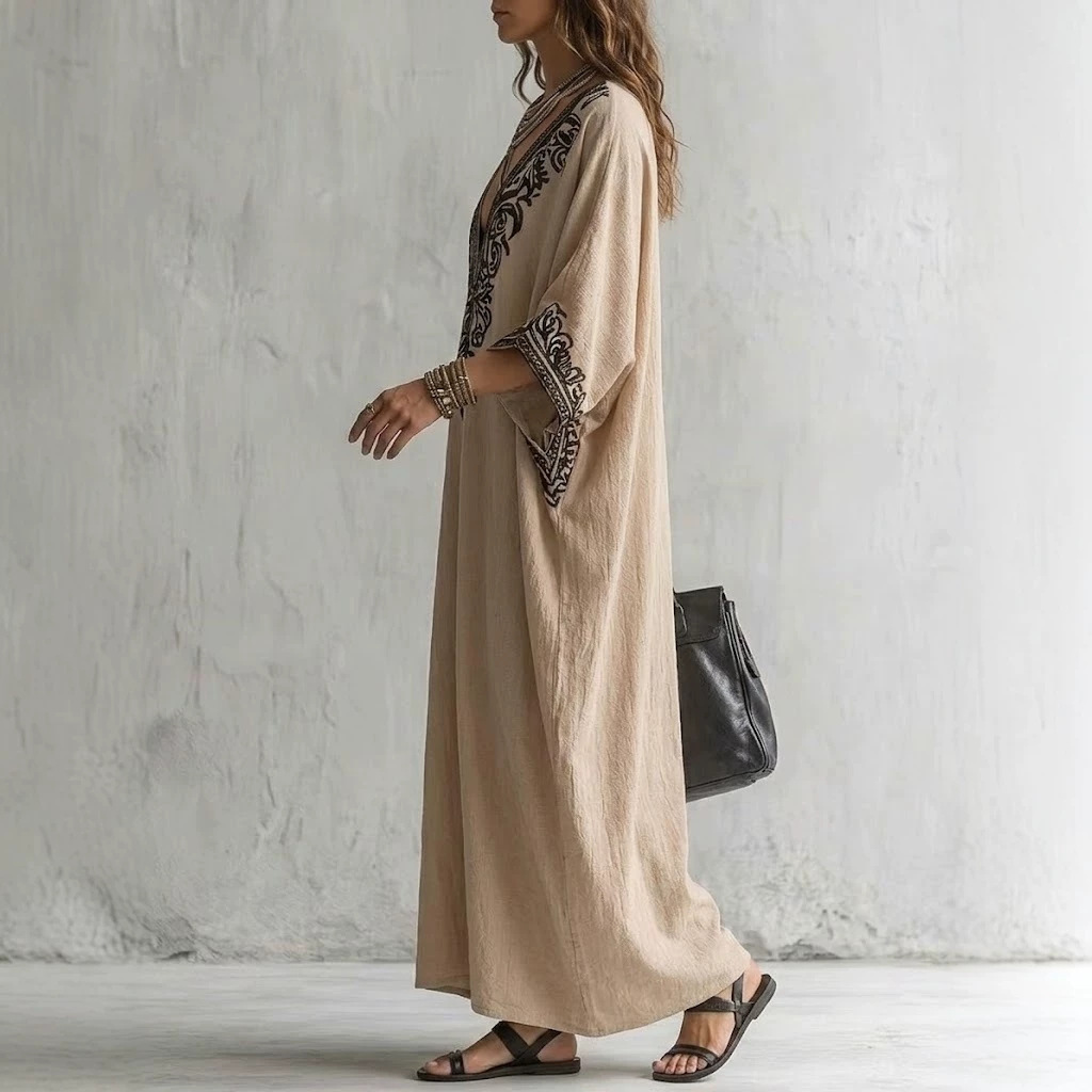 Damen Boho Besticktes Kaftan-M – Kaftan Women Boho Bewertung und Preis