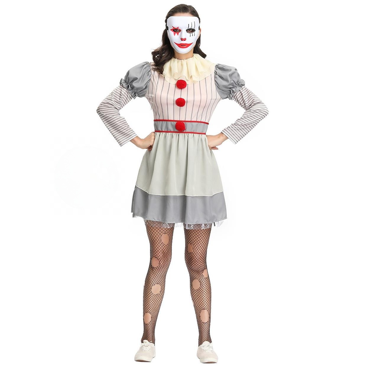 Großes Halloween-Clown-Kostüm  – Ethnic Wear Fashion Designer Bewertung und Preis