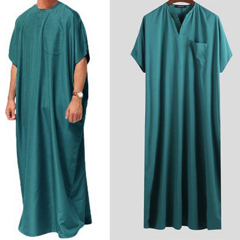 Männer Kurzarm Muslimischen Ka – Ethnic Gown Bewertung und Preis