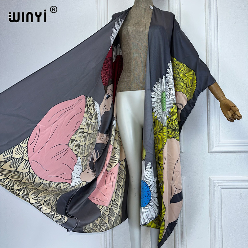 WINYI Boho-Druck Kimono sexy S – Kaftan Women Boho Bewertung und Preis