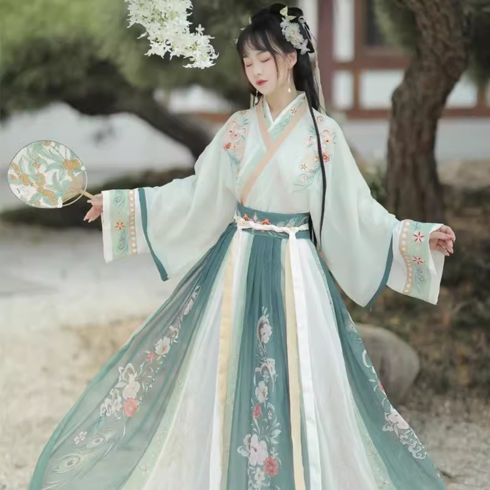 Maßanfertigung Hanfu Chinesisc – Ethnic Dress Fashion Show Bewertung und Preis