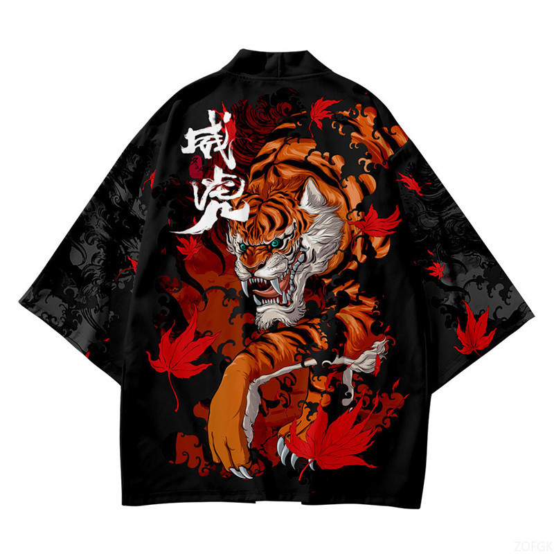 Schwarzer Kimono mit offenem K – Haori Japanese Jacket Bewertung und Preis