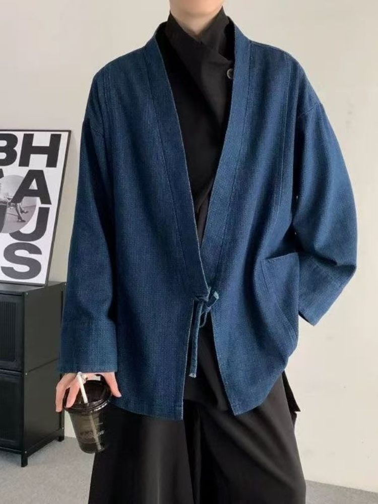 Vintage japanischen Stil Denim – Haori Japanese Jacket Bewertung und Preis