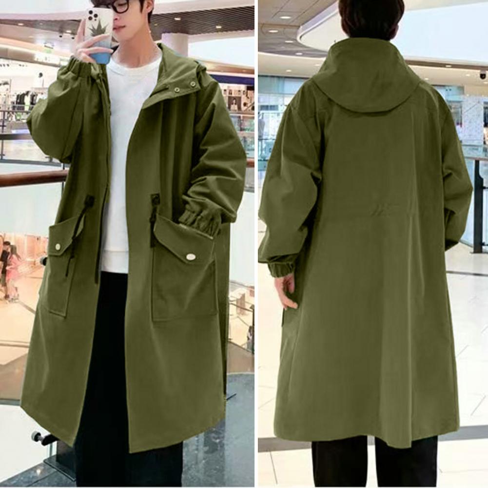 Lange Trenchcoat Jacke Männer  – Haori Japanese Jacket Bewertung und Preis