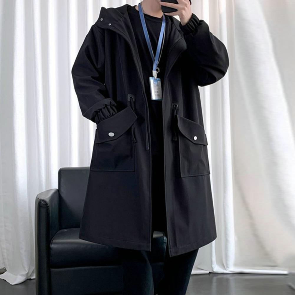 Lange Trenchcoat Jacke Männer  – Haori Japanese Jacket Bewertung und Preis