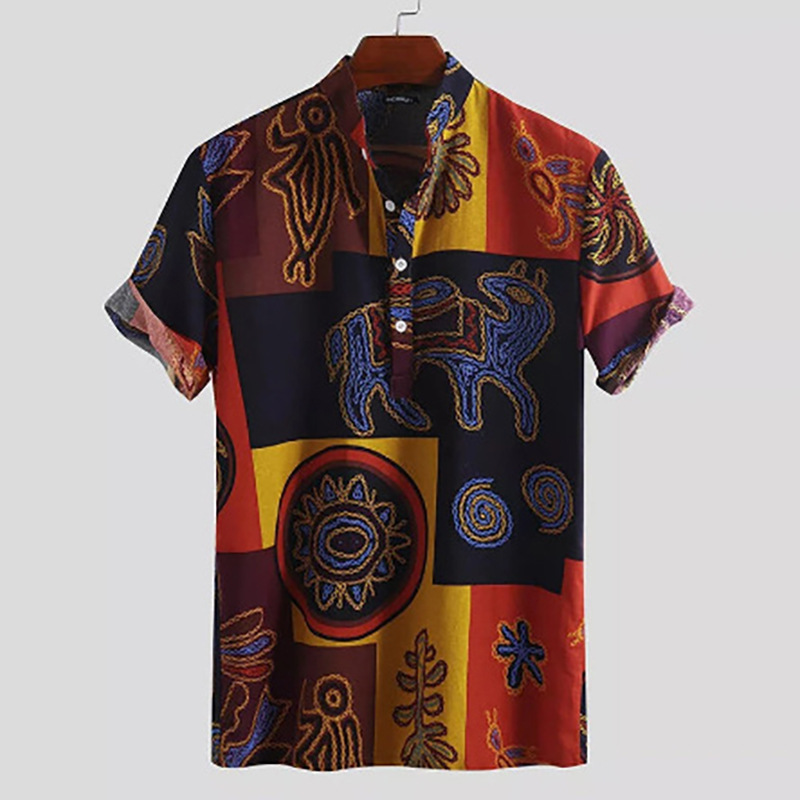 2022 Sommer neues europäisches – Men'S Ethnic Fashion Trends Bewertung und Preis