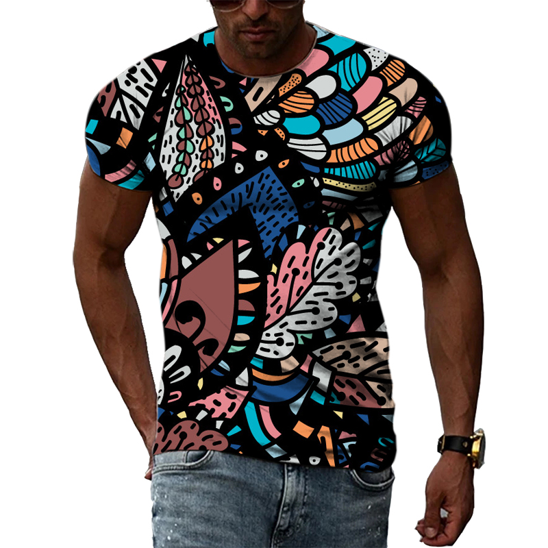 Neue 3D Mode Ethnische Bunte M – Men'S Ethnic Fashion Trends Bewertung und Preis