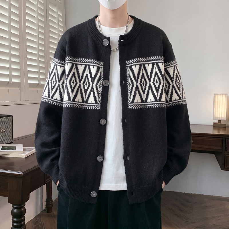 Trendiger Herren-Cardigan, neu – Urban Ethnic Fashion Bewertung und Preis