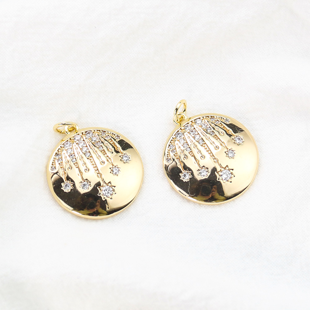 Münze Stern Anhänger Inlay mit – Ethnic Fashion Shoot Bewertung und Preis