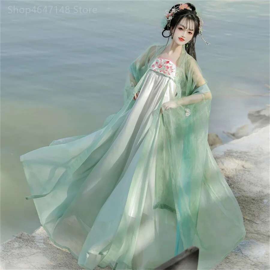 Hanfu Chinesisches Traditionel – Ethnic Dress Fashion Show Bewertung und Preis