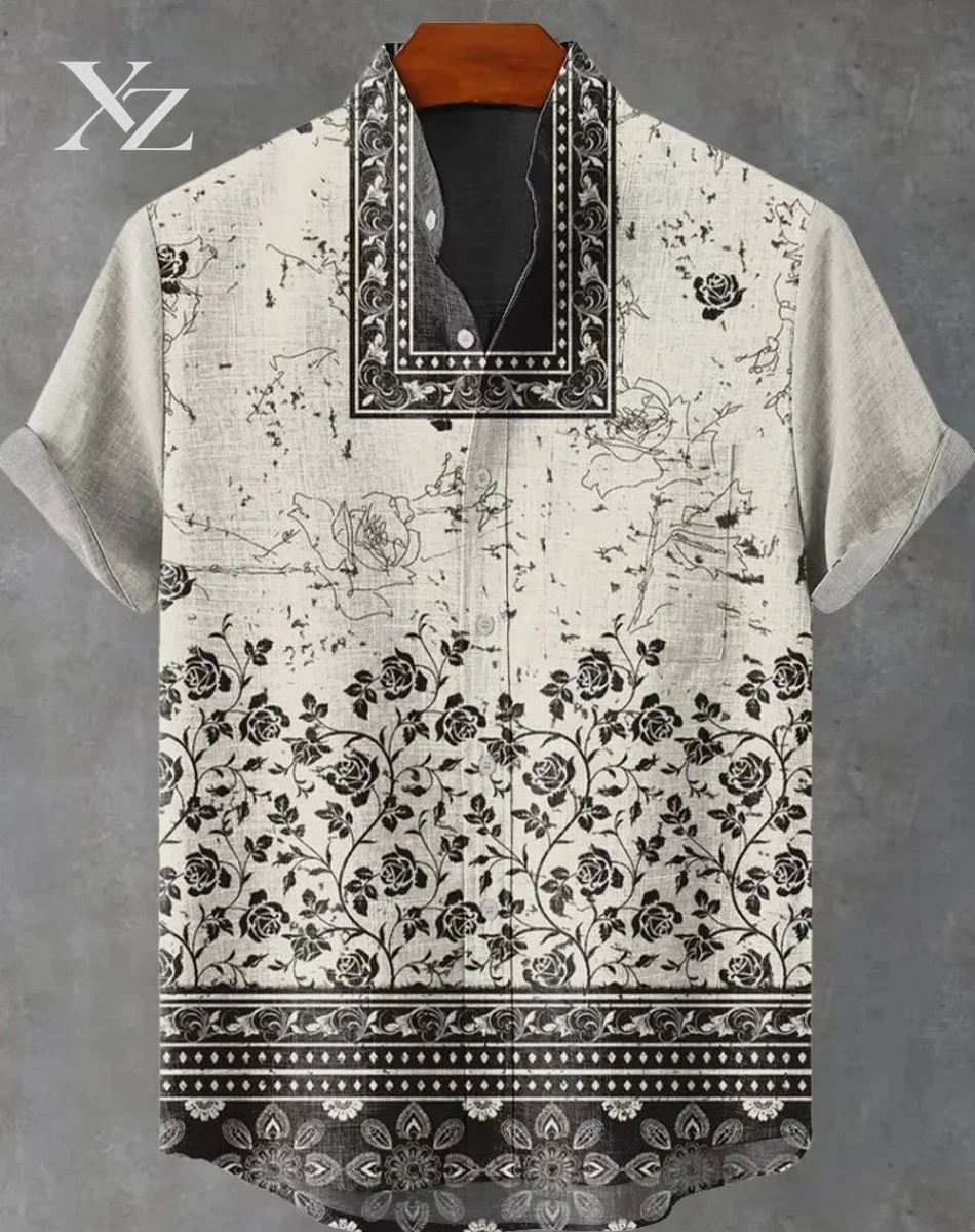 Retro-Herrenhemd im afrikanisc – Men'S Ethnic Fashion Trends Bewertung und Preis
