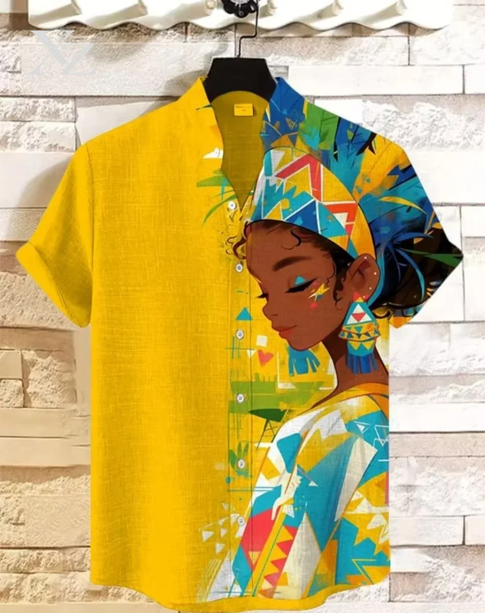 Retro-Herrenhemd im afrikanisc – Men'S Ethnic Fashion Trends Bewertung und Preis