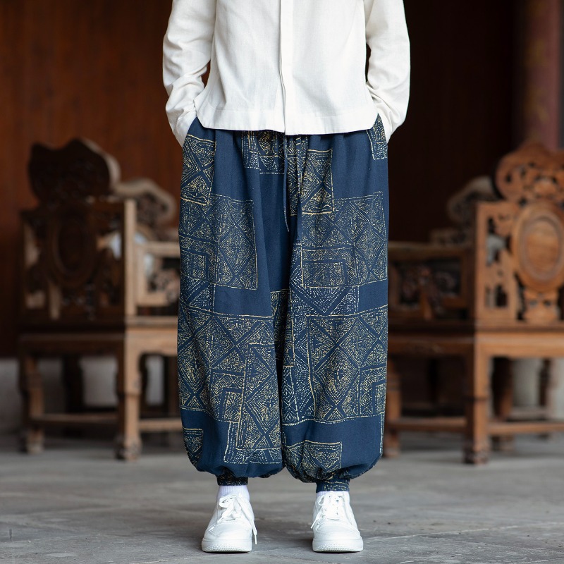 Herren-Haremshose im chinesisc – Ethnic Fashion Wear Bewertung und Preis