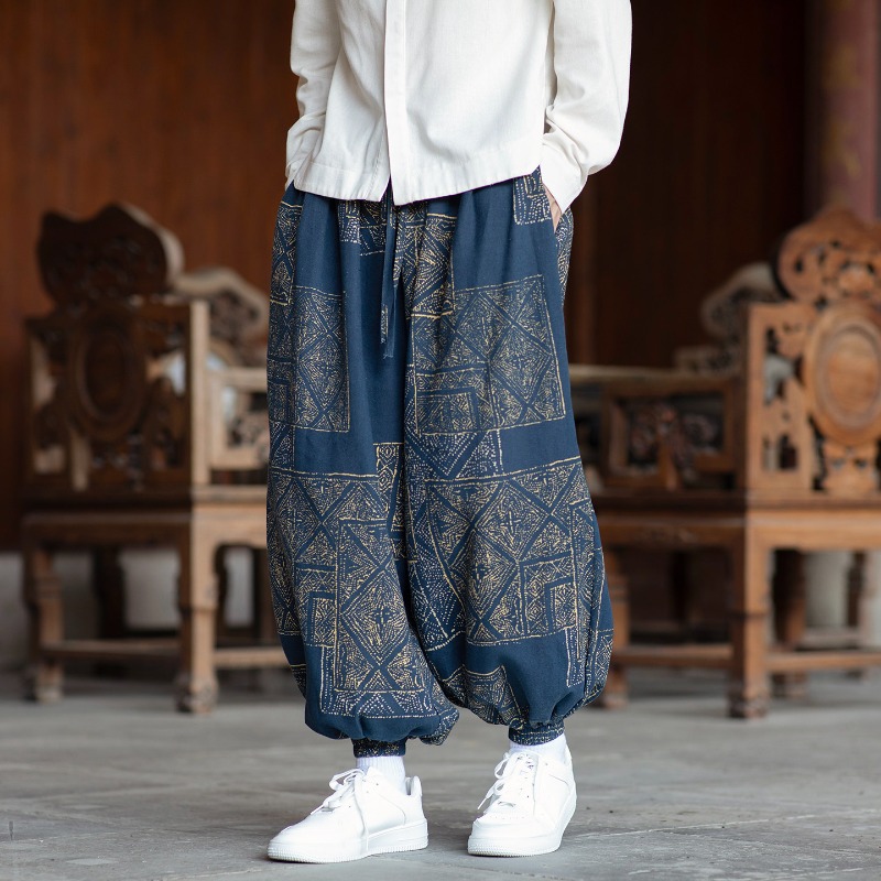 Herren-Haremshose im chinesisc – Ethnic Fashion Wear Bewertung und Preis
